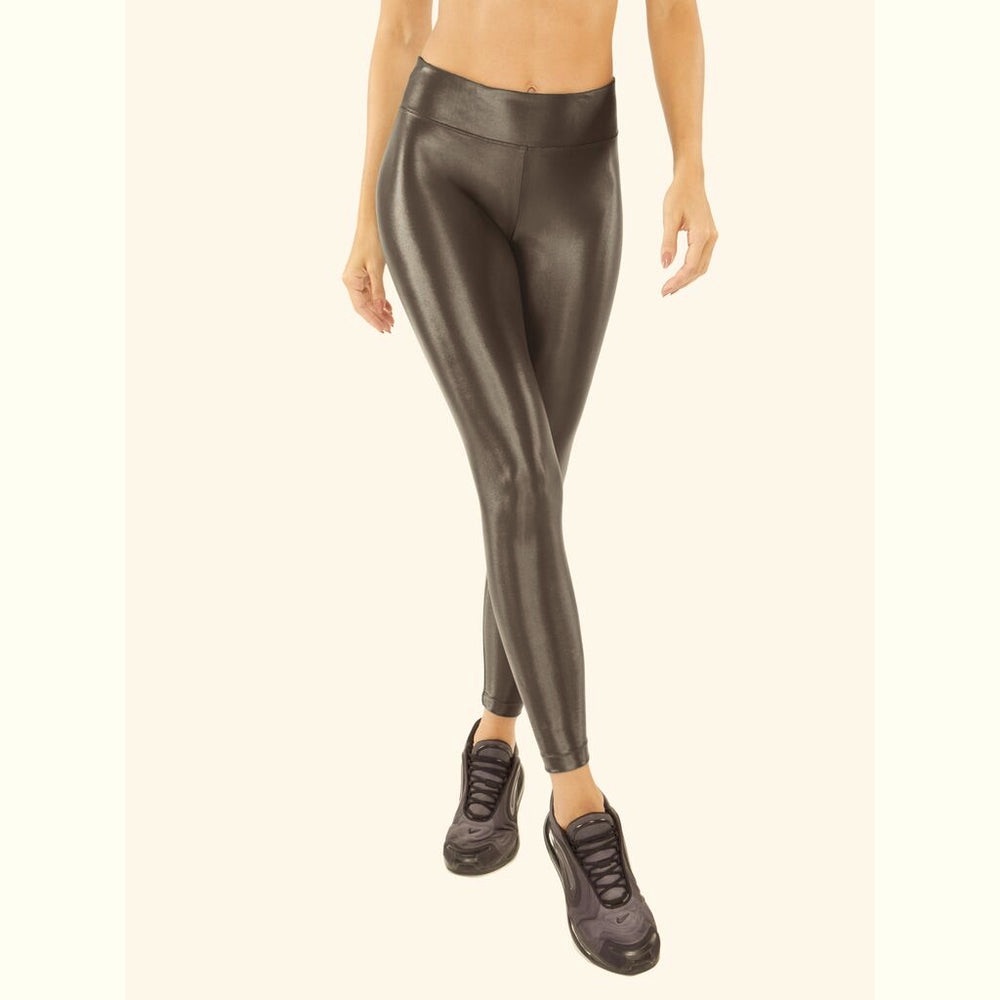 KORAL lustrous dark brown legging
